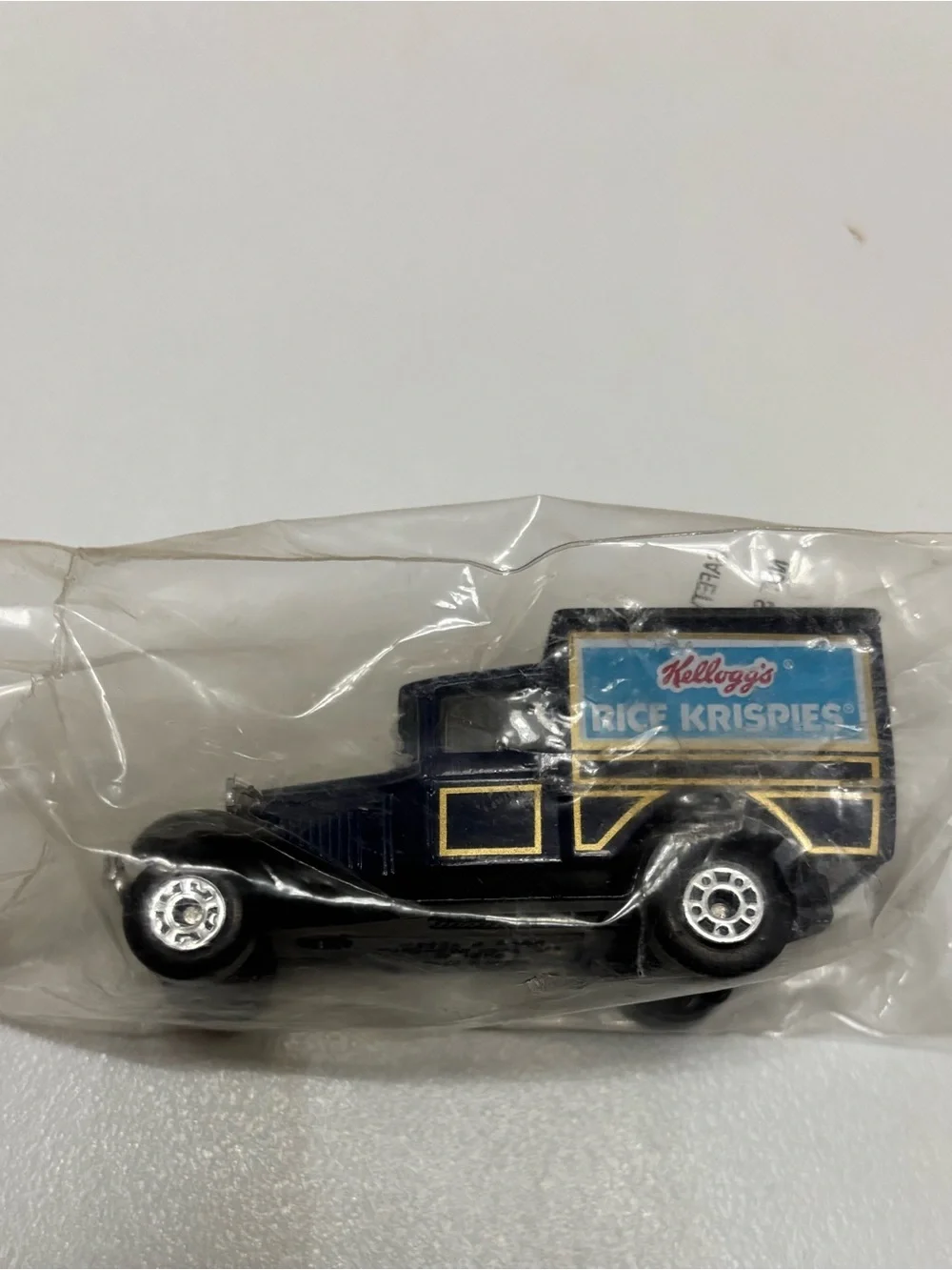 Kellogg's Rice Krispies Black & Blue Vintage Matchbox Delivery Truck 1979